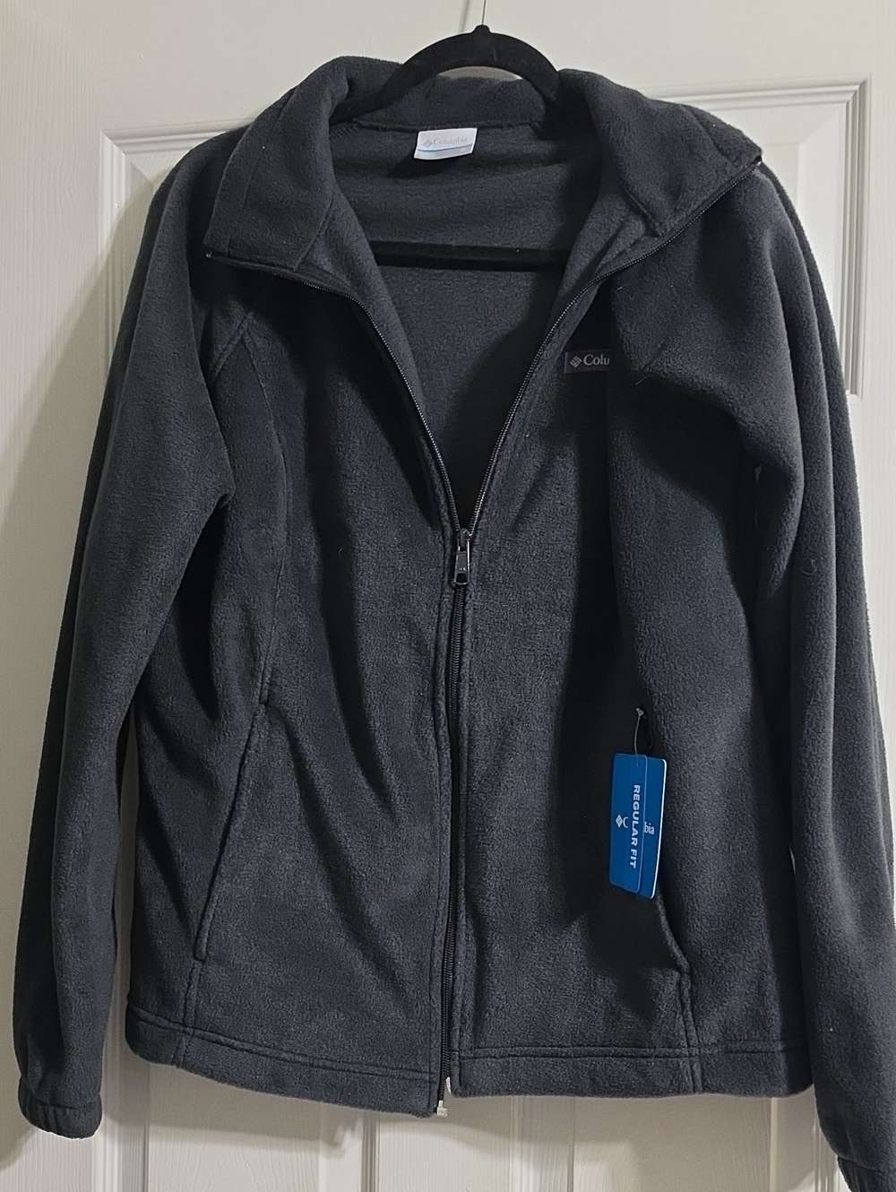 Columbia Women's Dark Gray Full-Zip Fleece Jacket